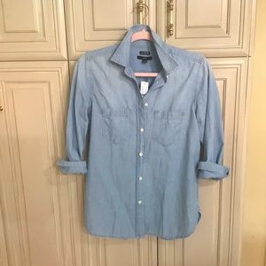 J. CREW CHAMBRAY SHIRT
